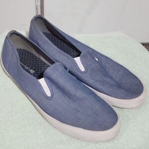Casual Blue Slip-On Shoes